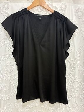 WHBM blouse, black size medium